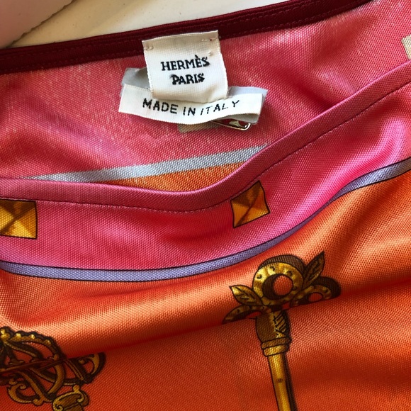 Hermes Auth. Viscose printed top - Picture 6 of 11